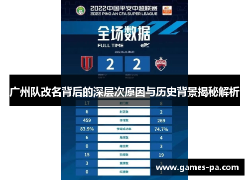 广州队改名背后的深层次原因与历史背景揭秘解析
